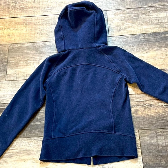 Lululemon Scuba Full-Zip Hoodie, Navy, Size 4 - Picture 8 of 11